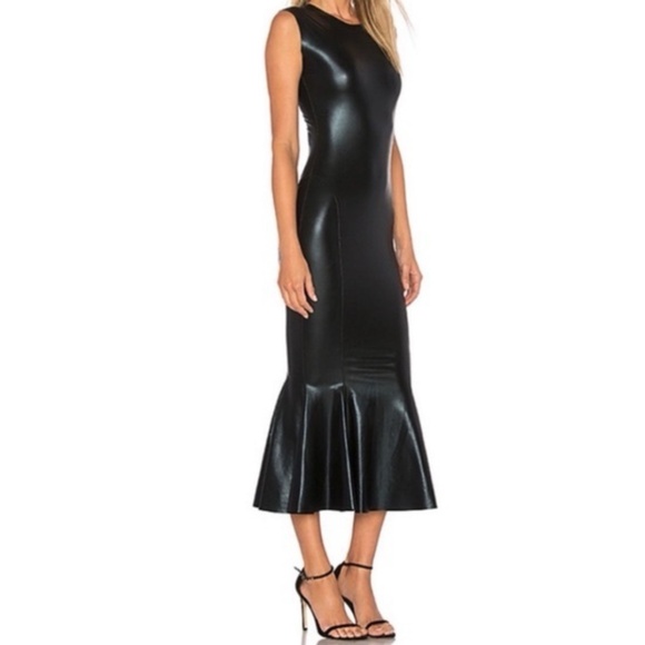 NWT! Norma Kamali Mid Calf Fishtail Dress Size Medium - Picture 2 of 5